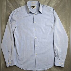 EXPRESS | 1MX Men’s Slim Fit Light Blue Dress Shirt – Classic Button Down